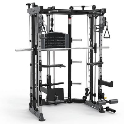 China Commercial Hot Selling Multi-Functional Built-in Trainer Sports Rack Crossover Fitness Equipment Blacksmith Machine for sale