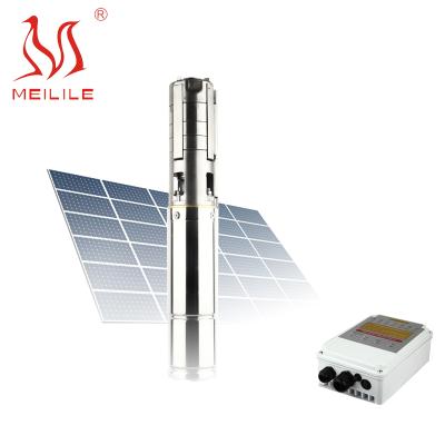 China Automotive industry 2hp 3hp 5hp solar submersible dc pump for irrigation 3kw solar power water pump system for sale