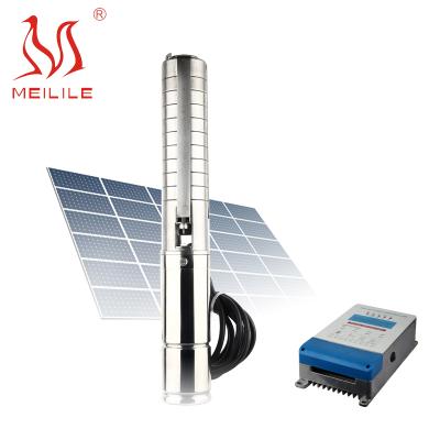 China Automotive Industry 2.2kw DC Gasoline 180m Solar Submersible Price 3hp Deep Well Solar Pump for sale