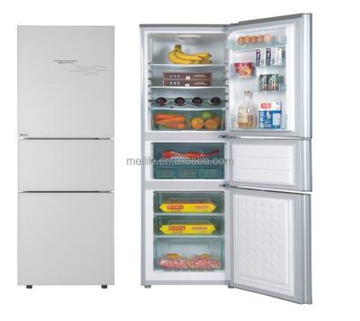 China MEILILE DC COMPRESSOR Meilile DC Powered Solar Refrigerator Three Door BCD-188T for sale