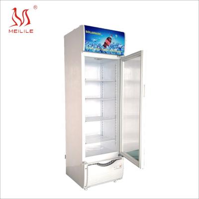 China Single-temperature Meilile LSC-276 Solar Vertical DC Showcase for sale