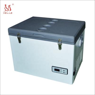 China Meilile BCD-35 DC12V Compressor Portable Car Outdoor Camping Freezer 62*46*47CM for sale