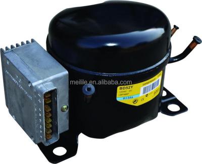 China Refrigeration Parts Meilile BD52Y DC 12V 24V 36V Car Freezer Compressor for sale