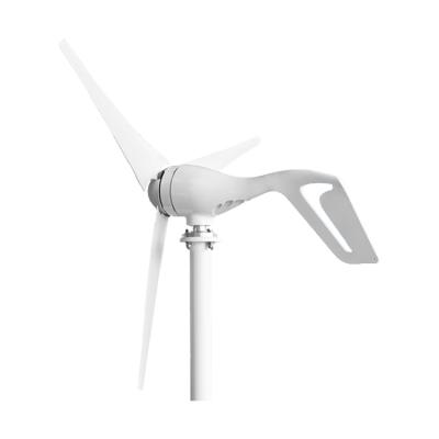 China Horizontal Fiber Axis Wind Turbine 400W 24V Nylon Alternative Energy Generator Wind Power System for sale