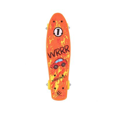 China Wholesale Kid Skate Boards Cheap Plastic Deck Material PU Skates Adult Skate Board for sale