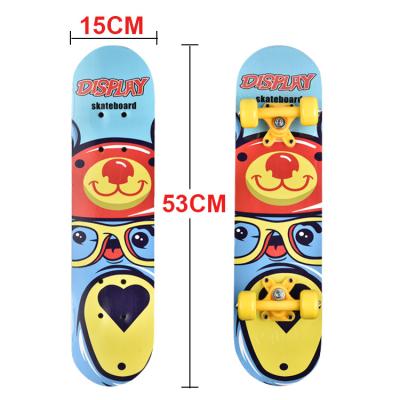 China High Quality 17x5 Plastic Professional Kid Grip Skateboard Personal Skate Board for sale