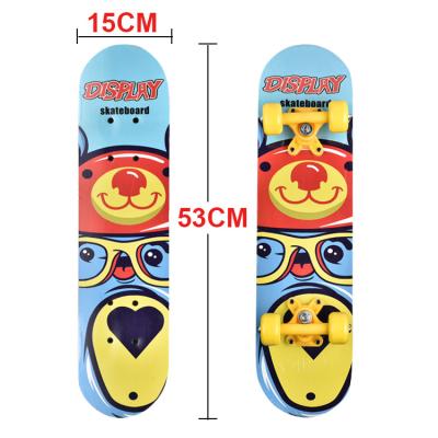 China Kid Wholesale Custom Logo Printing Short Skateboard High Quality Skate Board for sale