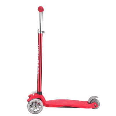 China Anti-Rocking Type PU Wheel Height Adjustable Child Elegent Series Children Folding Scooter for sale