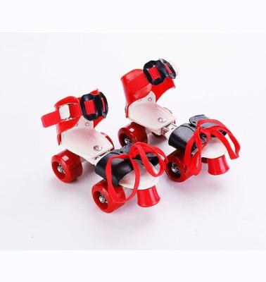 China Hot Selling PP Double Row Children's Small Double Row Roller Skates Swirl Roller Skates for sale