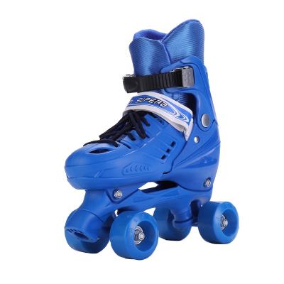 China General Skating Shoes For Kids 4 Wheels Red Blue Color For Girls And Boys for sale