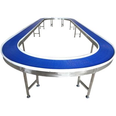 China Food Grade Plastic Modular Conveyor Belt Conveyor Factory Flat Belt Conveyor In China for sale