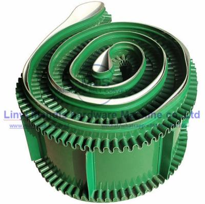 China Oil Resistant OEM Clamped / Movable Sidewall Baffle / PVC Conveyor Belt for sale