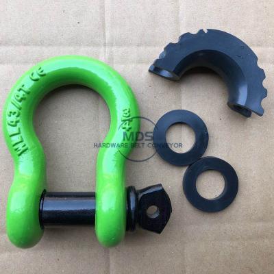 China US Heavy Industry Type Drop Forged Arc Shackle for sale