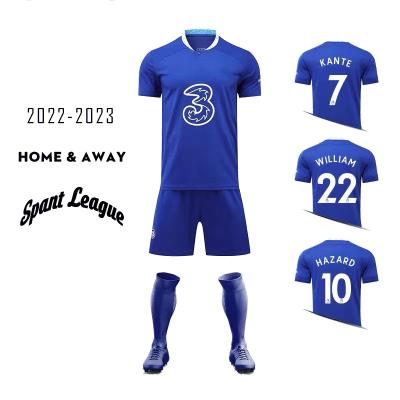 China Shirts & Tops Factory Wholesale Cheap Football Sports Sets Jersey Shorts Can Be Customized Number Name Chelseas Football T Shirts for sale