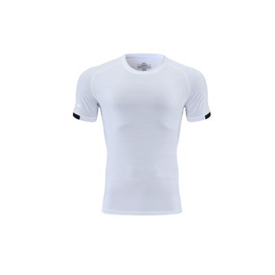 China High Quality Breathable Polyester/Spandex Men's T-shirt Best Price Sports Custom Men's Fitness Golf T-shirt for sale