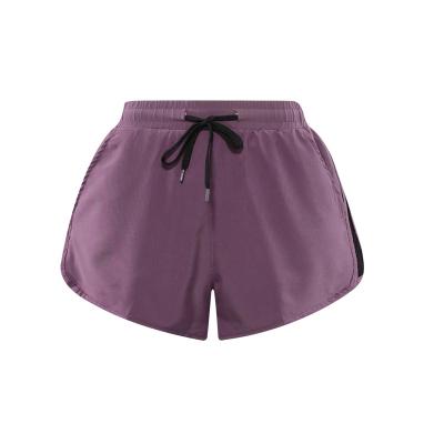 China High Quality Custom Made Women Polyester French Terry Short Sport Women Breathable Yoga Shorts for sale