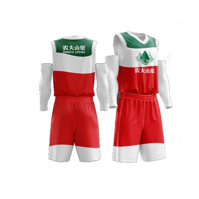 China Breathable Tank Top Shorts Men And Women Summer Sports Suit Custom Competition Training Basketball Vest Basketball Tank Tops for sale