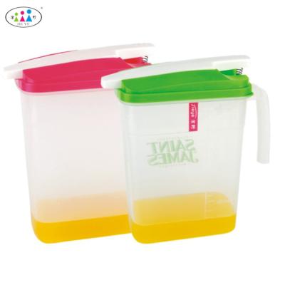 China Household Sustainable Durable In Use Storage Box With Lid Cooler Jug Graduated Measuring Cups for sale