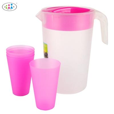 China Sustainable Plastic Jug With Lid Plastic Milk Jug Plastic Measuring Jug for sale