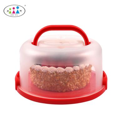 China Viable Design Food Plastic Bread Carrier Fashion Portable Cupcake Box for sale