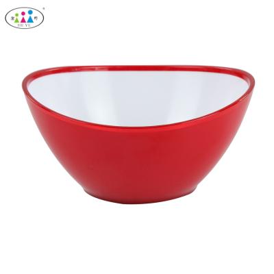 China Viable Double Wall Melamine Round Serving Bowl for sale