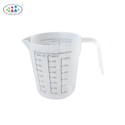 China Plastic measuring cup for medical use plastic cup, measuring cup, 800ml plastic measuring cup for sale