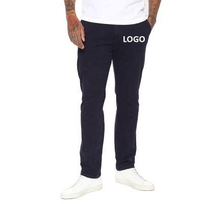 China OEM Factory Price Anti-Static Zipper Fly Mens Cotton Twill Trousers Classic Long Pants Plus Size Casual Trousers Pants for sale