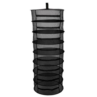 China Easily Assembled 8 Layers Hanging Lighthouse Rack Hydroponics Net Dry Drying for sale