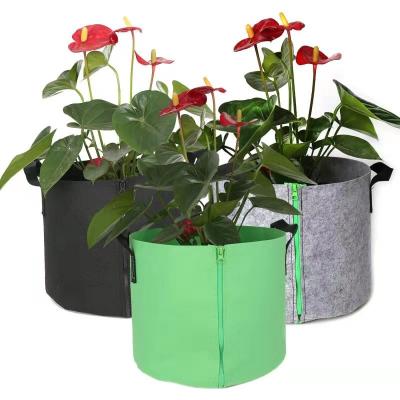 China Sustainable factory made pots with zipper ventilation fabric and heavy duty handles for sale