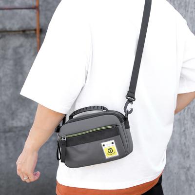 China Fashion Daily Used Messenger Felt Simple Men's Messenger Bags Professional Women Sling Korean Custom Small Cross Bag Strip Long For Man for sale