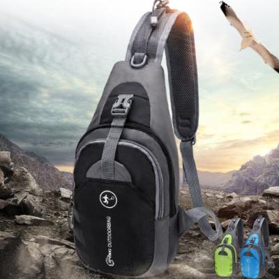 China Fashion waterproof hot sale trunk bag men's shoulder bag men's outdoor nylon Multi-pocket waterproof trunk bag for sale