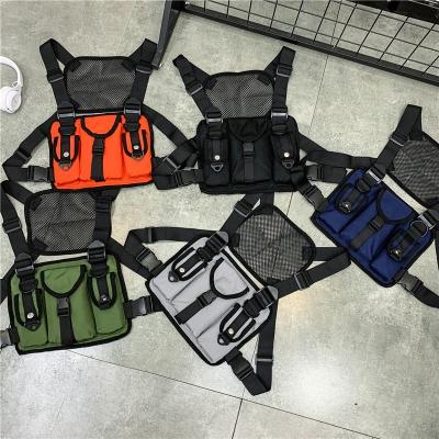 China Custom Multifunctional Tactical Vest Chest Bag High Quality LOGO Outdoor Pouch Bags for sale