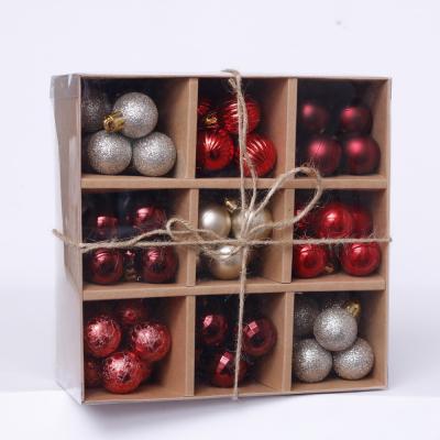 China Christmas Tree Decoration 99pcs 3cm Shatterproof Hanging Christmas Ball Decorative Balls for Holiday Wedding Party Christmas Tree Decoration for sale