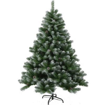 China 210cm PVC PVC Artificial Christmas Tree With Snow White Assembled Christmas Tree Christmas Decoration for sale