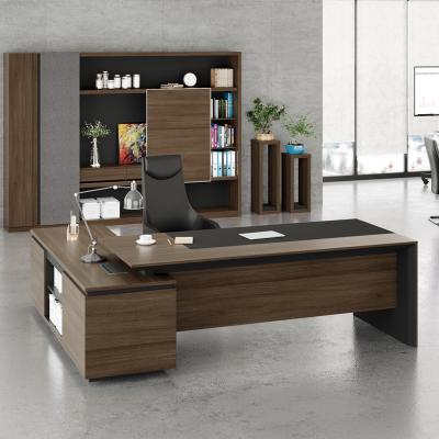 China L shape cabinet can be changed high quality modern office furniture executive table desk furniture for Boss/CEO for sale