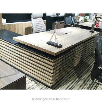 China High End Modern PANEL Design Office Furniture Porcelain Desk For Boss JN-A05 for sale