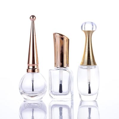 China 2020 Popular Personal Care Glass Gel Bottles Empty Nail Oil Bottles for sale