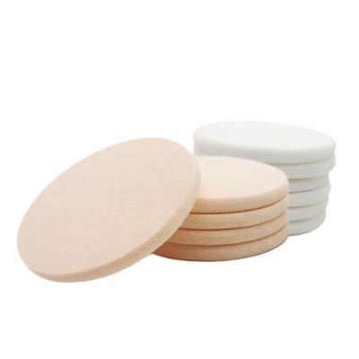 China Manufacturer Supplier Edging Round Makeup Blender Washable Sponge Make Up Cleaning Powder Puff for sale