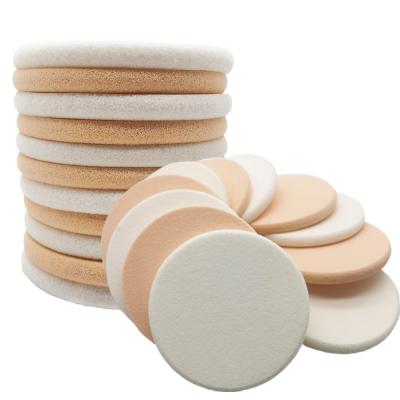 China Cheap Price Washable 30% NBR Sharpening Beauty Makeup Round Sponge Detergent Make Up Powder Puff Sponge Round Make Up Puff for sale