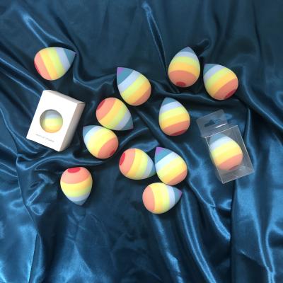 China Color Washable Foundation Rainbow Private Label Beauty Makeup Blending Sponge, Beauty Egg, esponja de maquiagem for sale