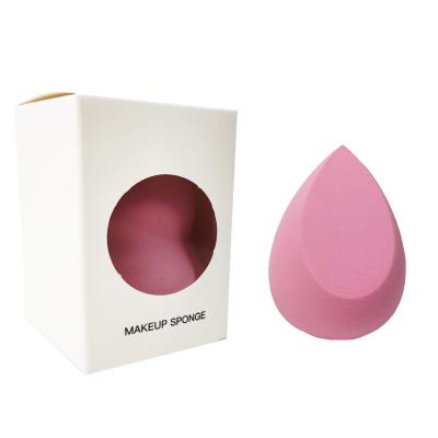 China Hot Selling Sponge Material Makeup Tool 100% Super Soft Biodegradable Makeup Sponge Washable With PVC Box for sale