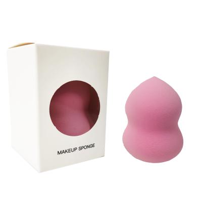 China Washable Pink Makeup Sponge Non-latex Makeup Sponge Super Soft Pink Beauty Sponge Blender With Window Box Package for sale