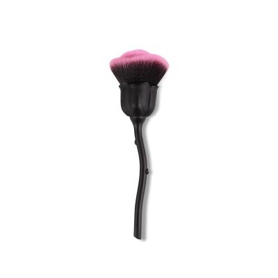 China Angular Blush Best Suppliers Brush Rose Quartz Makeup Brushes Rose Makeup Brush Long Handle Powder and Blush Brush for sale