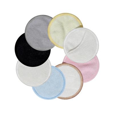 China Clean Washable Makeup Pads 100% Pure Natural Natural Three-ply Reusable Bamboo Cosmetic Bamboo Pads Reusable Cosmetic Bamboo Pads Set for sale