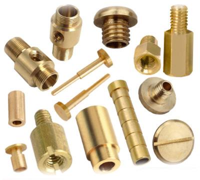 China Aluminum Custom Precision Brass CNC Parts Machining Knurled Thread Turning Milling Services for sale