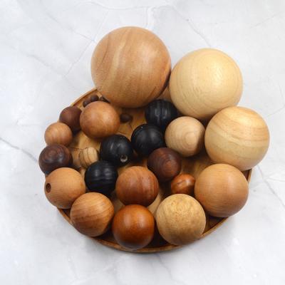 China Factory Wood Or Bamboo Supply Customized Cheap Colors Beads Parts Bamboo Wood CNC Machining Carving Service for sale