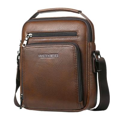 China Fashion Handbag Wholesale Suppliers PU Messenger Bag Camping Hiking Leather Tender Shoulder Bag With Handle for sale