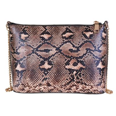 China Factory Factory Serpentine Leopard Female Bag Lightweight PU Leather Messenger Chain Shoulder Bags Women Handbags Ladies for sale