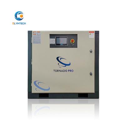 China 380V 50HZ 3phase 7.5kw 10hp lubricated mini screw air compressor in running energy saving type P.M. VSD screw air compressor for sale