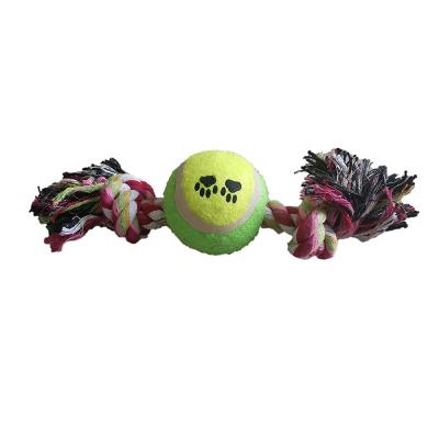 China Toy Pet Cotton Rope Clean Viable Teeth Exercise Trainning Dog Interactive Chew Toys for sale